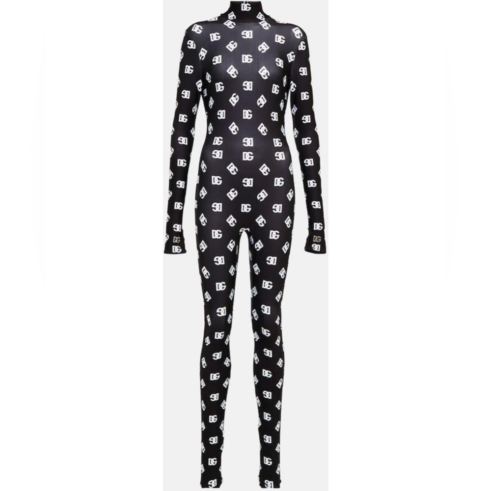 Dolce&Gabbana Logo print jumpsuit